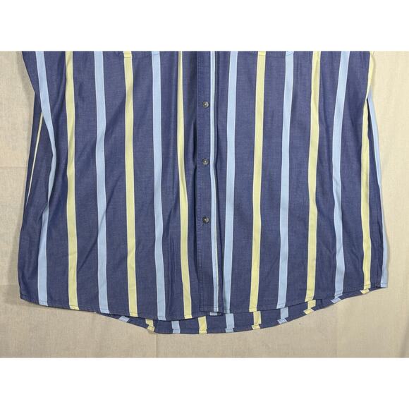 Painted Desert by Wrangler Men’s 2XT Stripe Short Sleeve Button Down Shirt - Picture 10 of 16